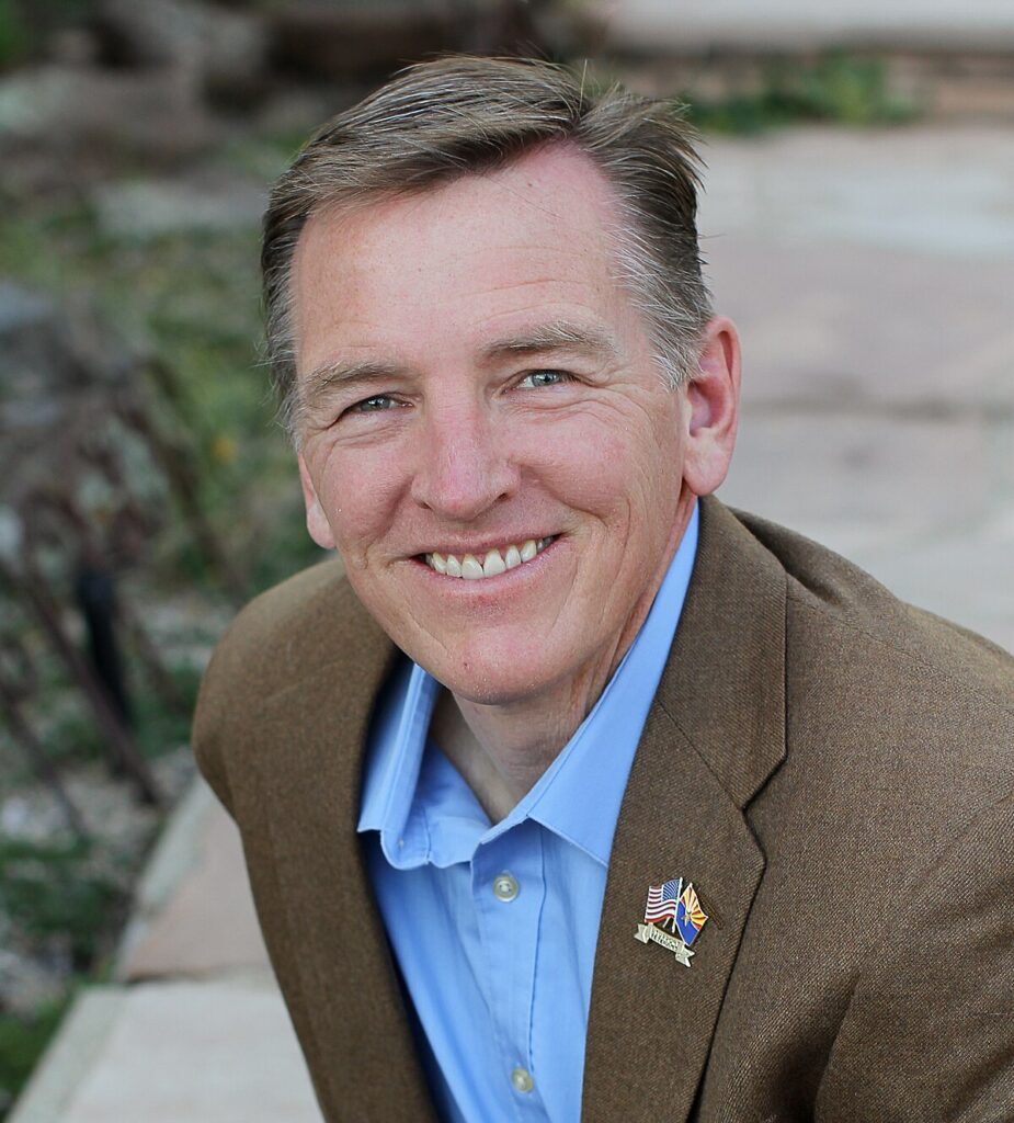 Photo portrait of Paul A. Gosar, member of the House of Representatives, US Congress.